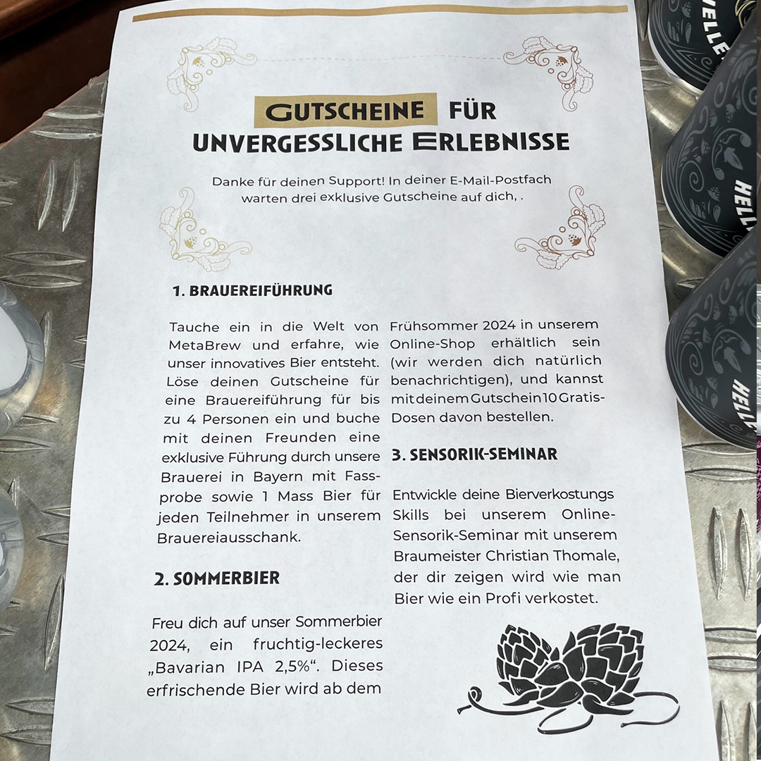 Brauereiführung und Bier-Sensorik-Seminar